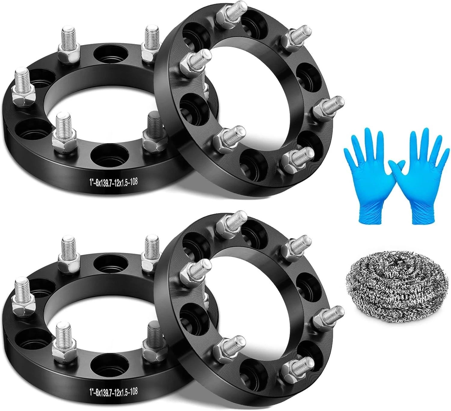 Set of 4 Wheel Spacers 1" 6x5.5 for Mitsubishi Montero Sport