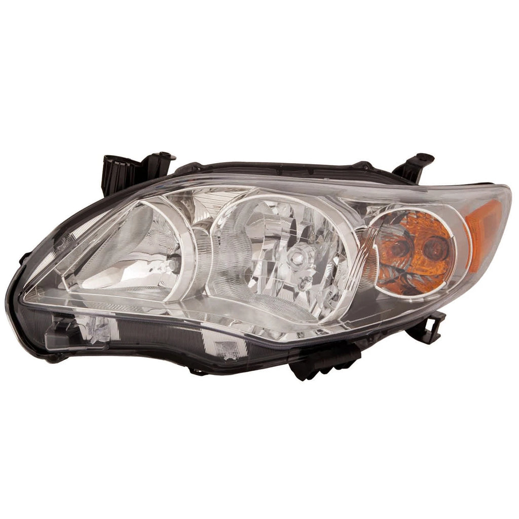 Replacement Driver Side Headlight Assembly with Chrome Bezel for Chevrolet (2009–2013)