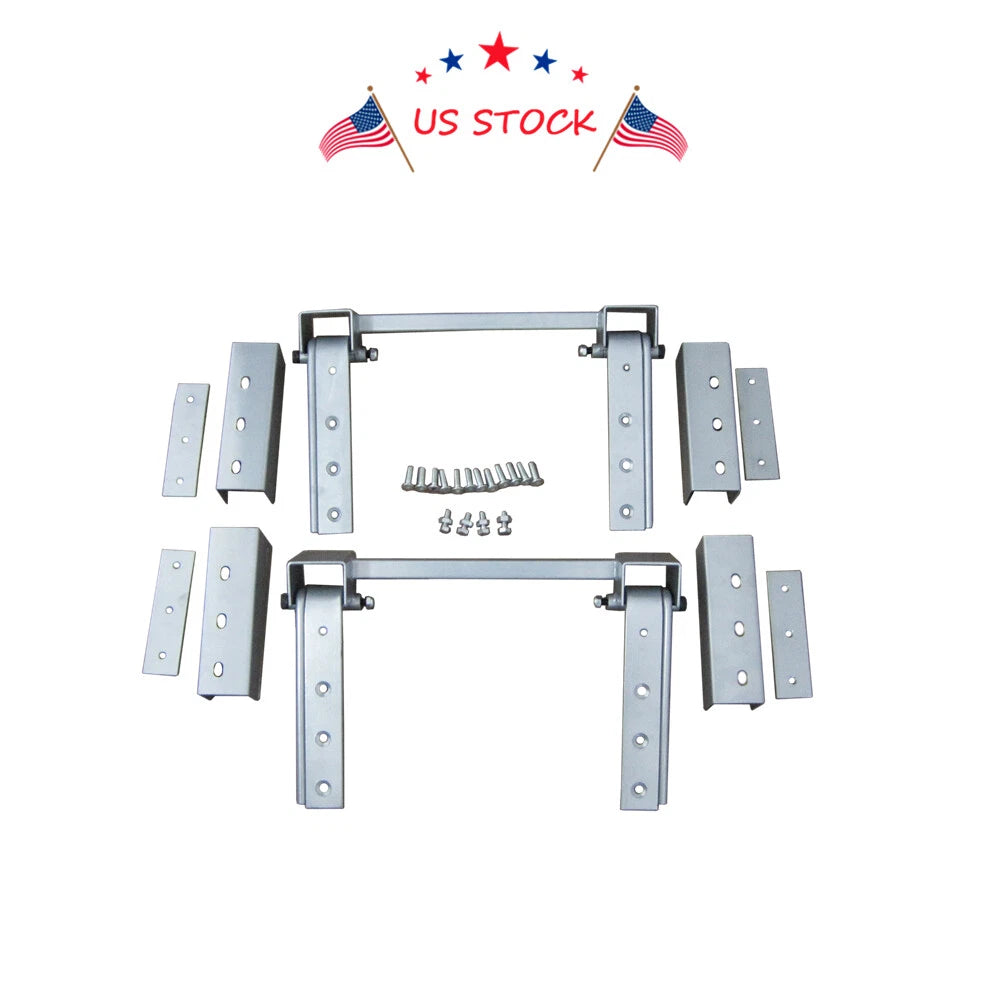 Set of 2 Heavy Duty Hidden Hinge Kit for Universal 2 Doors