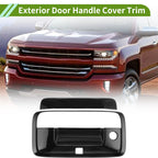 Exterior Door Handle Cover Trim for Chevrolet Silverado (2014–2017) Black