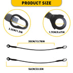 Set of 2 Tailgate Cables for Ford F150 F250 F350 (1983–1996)