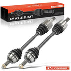 2X Front Side CV Axle Assembly for Honda Prelude (1988–1989)