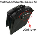 5" Stretched Extended Hard Saddle Bags for Harley Touring Road King Glide