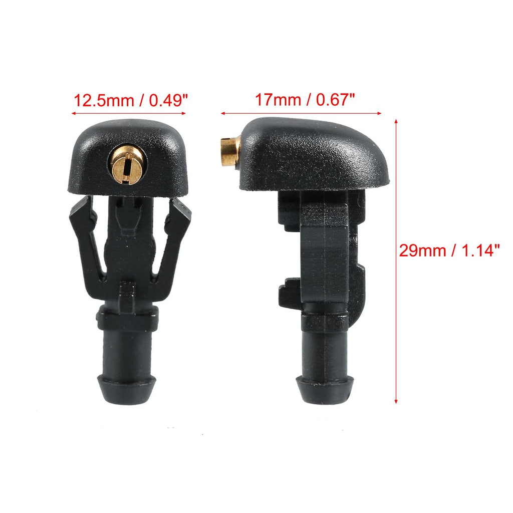 Set of 4 Front Windshield Wiper Nozzles 28931-7S000 for Nissan Titan Armada (2004–2015)