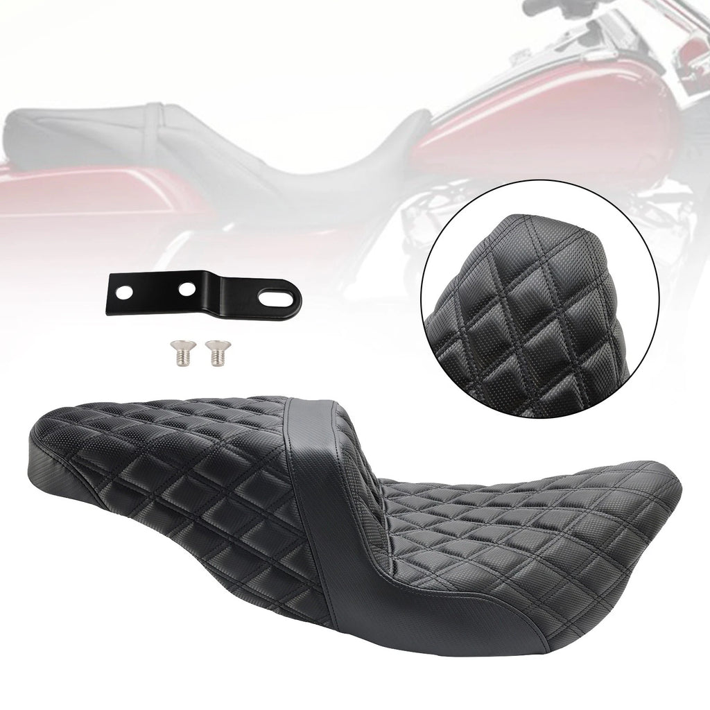 Front Rear Seat Cushion for Harley-Davidson FL Touring (2008–2023)