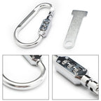 Helmet Lock Quick Release Buckle Fastener +T Bar for Motorcycle Scooter Bike