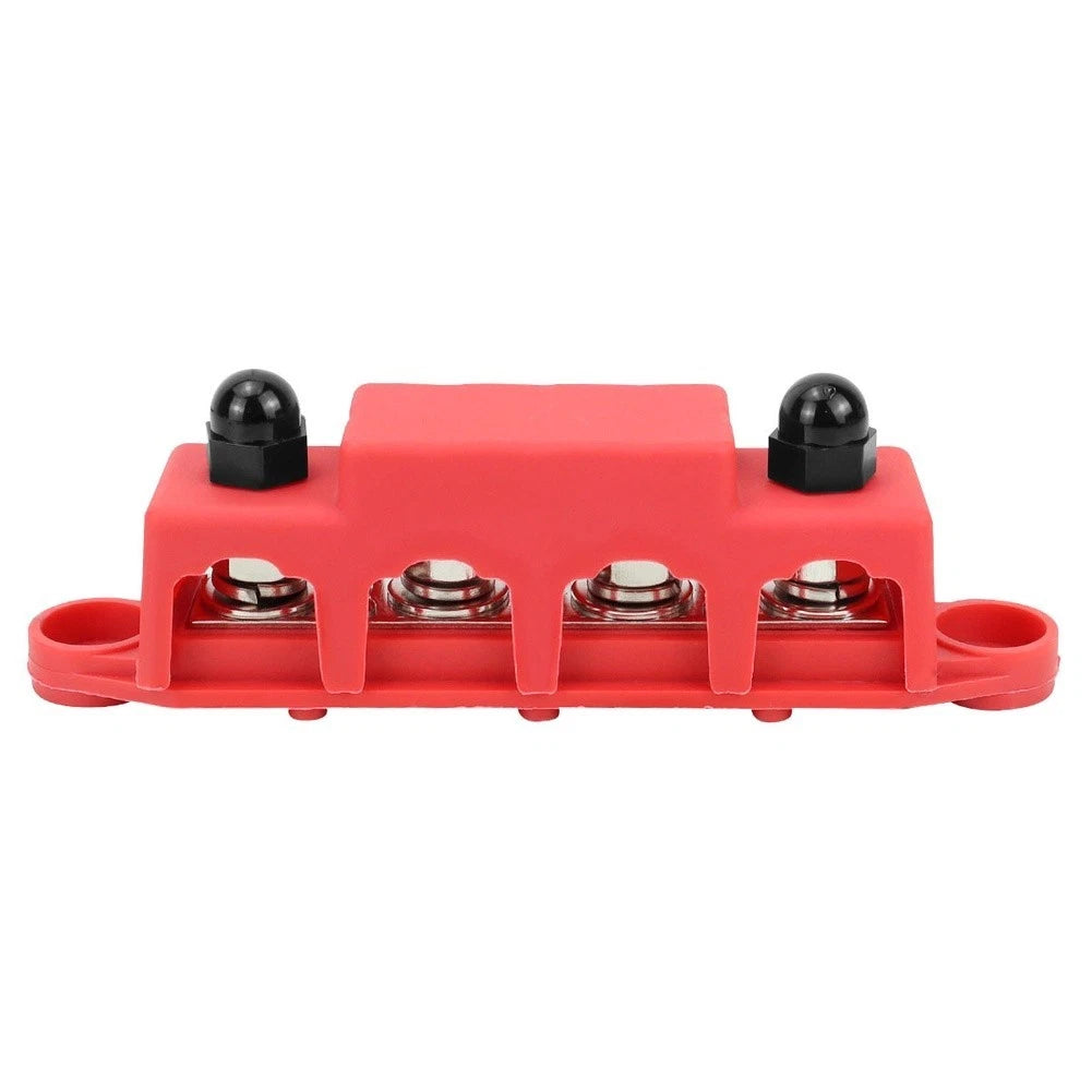4 Way Busbar Kit for RV Boat Marine Automotive Wiring (M8 M10)