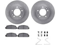 Front Brake Pad and Rotor Kit for Mazda RX7 (1989–1991) NH341QC