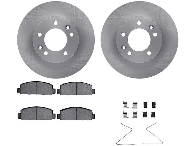 Front Brake Pad and Rotor Kit for Mazda RX7 (1989–1991) NH341QC