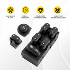 LH Front Master Window Door Lock Mirror Switch for Ford F-150 (2004–2008) SW6666 V
