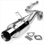 4" Rolled Tip Muffler Catback Exhaust System for Honda Civic (1992–2000)