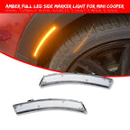 2X Clear LED Side Marker Light for Mini Cooper R50 R52 R53 (2002–2008)