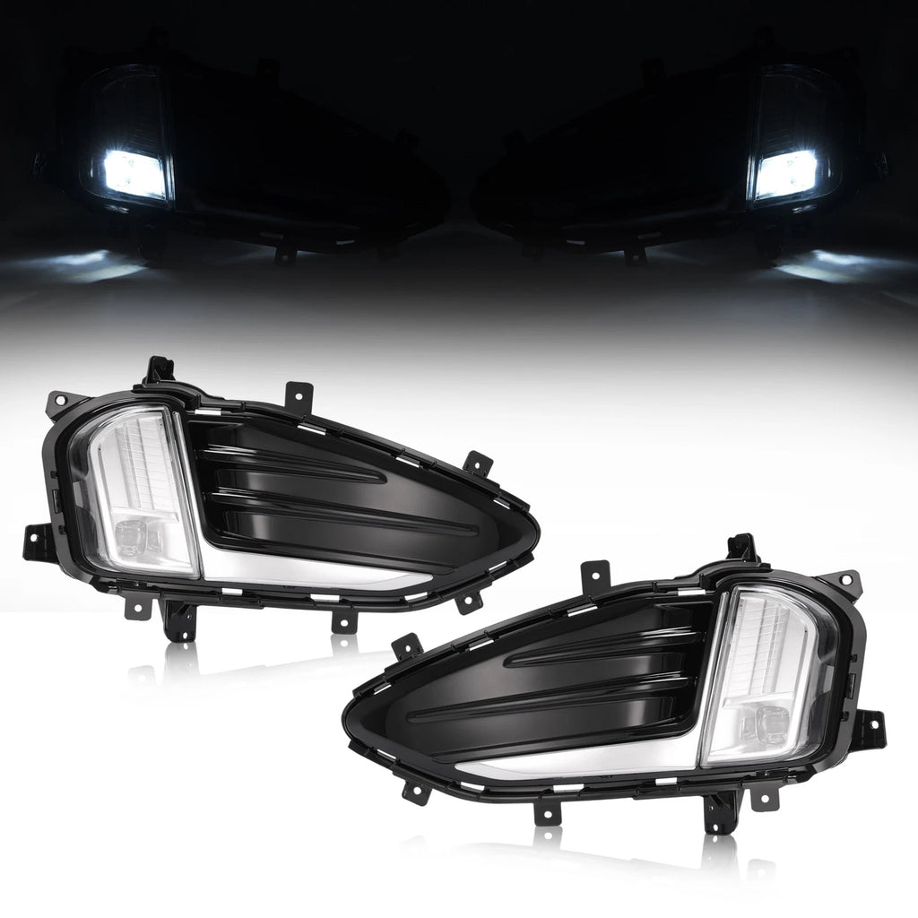 LED Fog Light Bezel Set for Ford Edge (2019-2024)