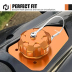 Set of 2 Aluminum Fuel Filler Neck Cap Tethering Lanyards for KTM 690 Enduro/SMC R (2019)
