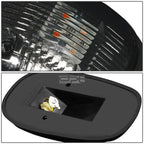 5Pcs Smoked Housing Yellow LED Cab Roof Running Light for Dodge Ram (1999–2001)