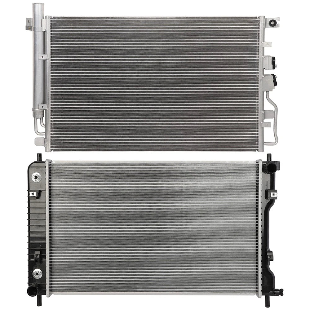 Cooling Radiator and AC Condenser for Chevrolet Equinox (2010-2015)