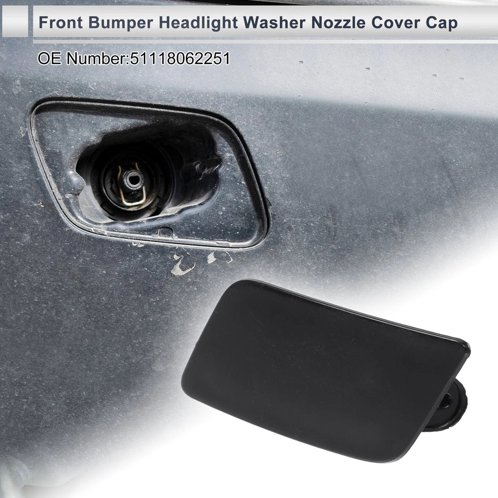 Front Left Headlight Washer Nozzle Cover Cap for BMW 335i GT (2012–2019)