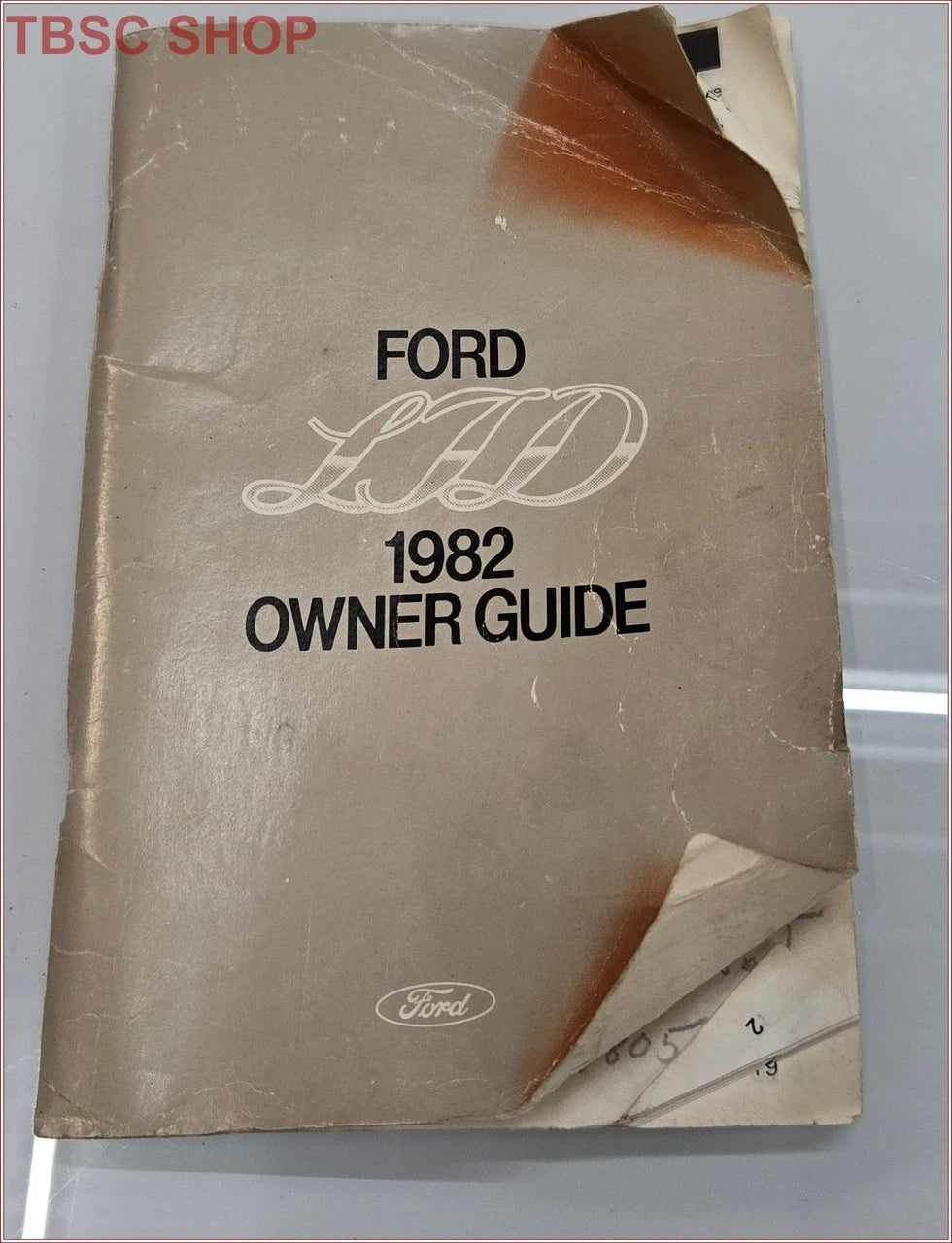 Owner's Guide for Ford Crown Victoria LTD (1982)