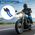 Adjustable Short Brake Clutch Levers for Honda CBF600/SA (2010–2013) Blue