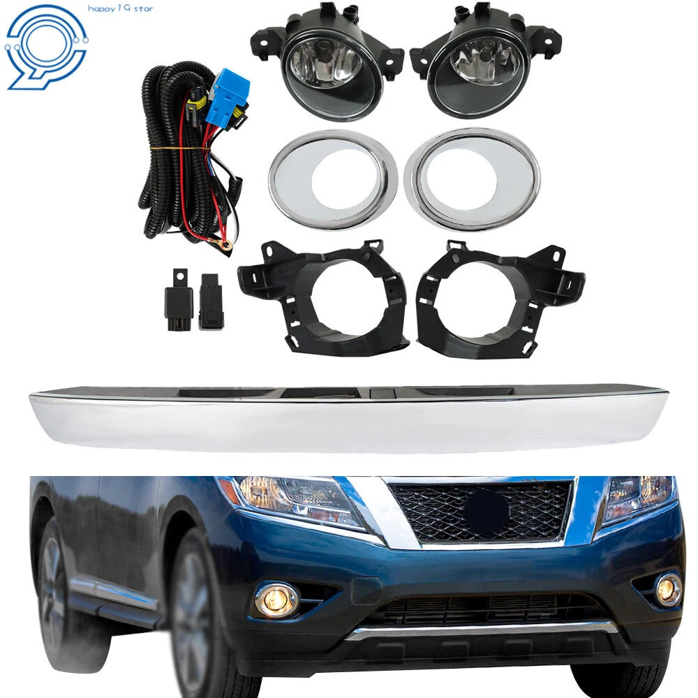 Fog Lights with Bezel and Switch Kit for Nissan Pathfinder (2013-2016)