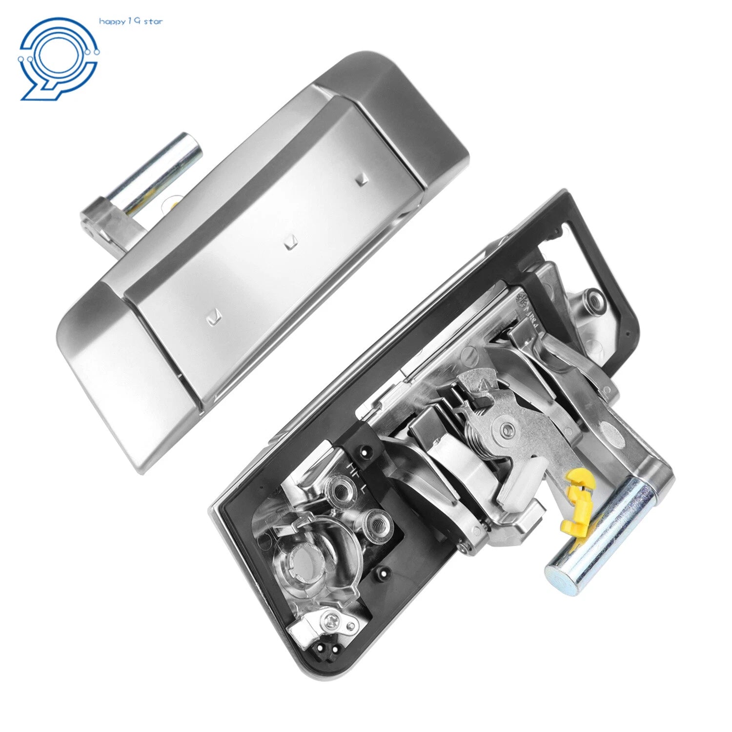 Set of 2 Outer Silver Door Handles for Nissan 350Z (2003-2009)