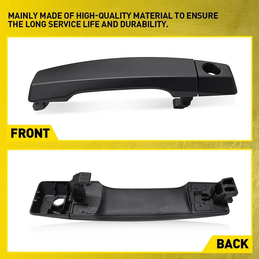 Front Left Exterior Door Handle for Nissan Titan (2004–2015) Black