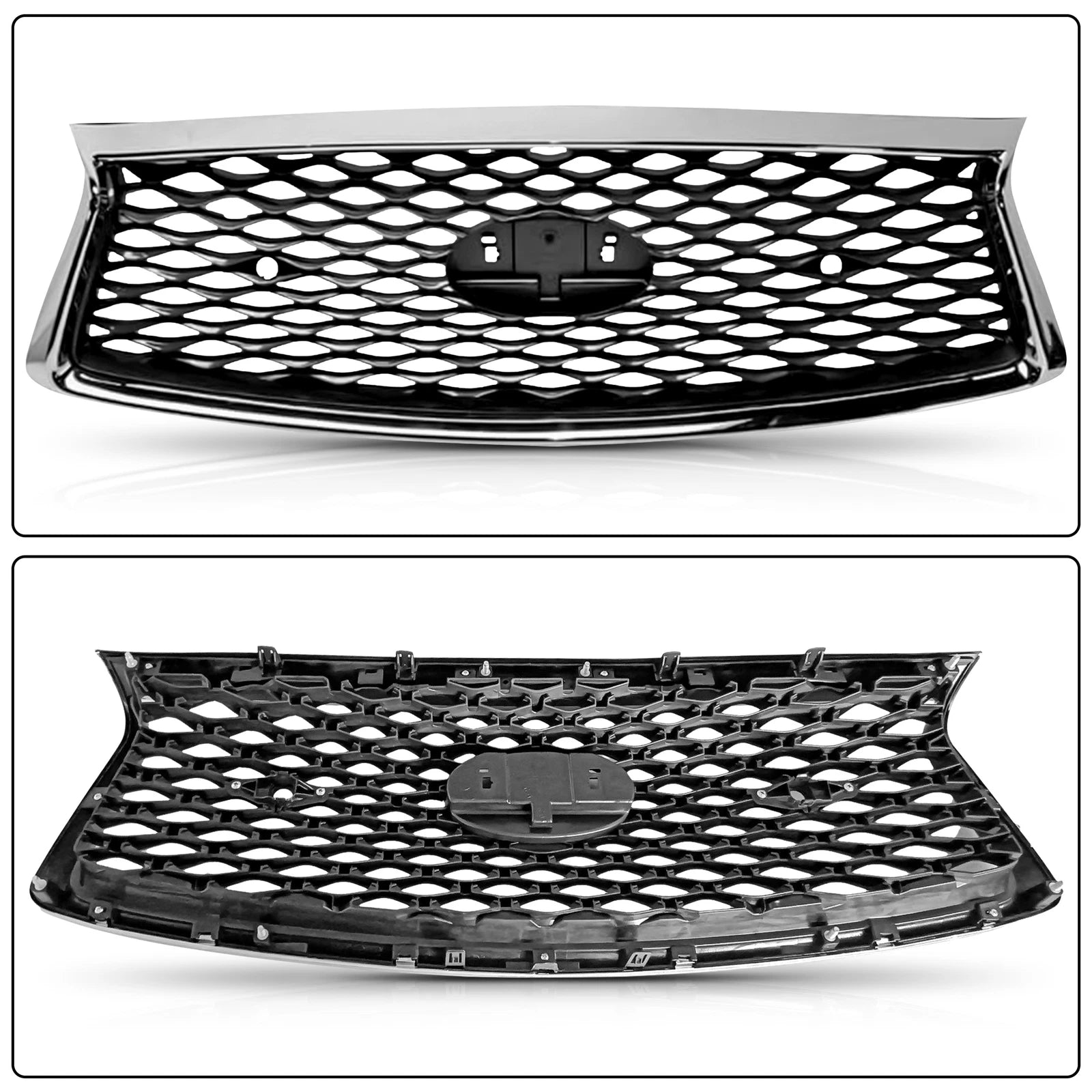 Front Bumper Upper Grill for Infiniti Q50 (2018-2023)