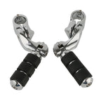 1 1/4" Highway Bar Short Angled Footpegs for Harley Electra Street Glide (2007-2023)