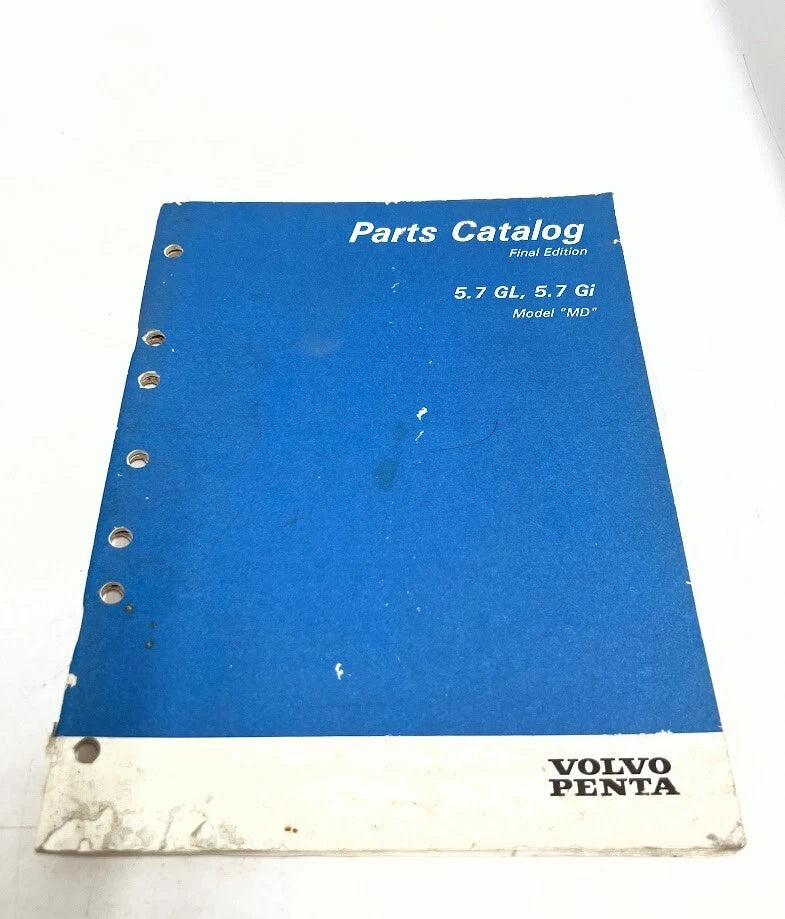 Parts Catalog for Volvo Penta 5.7 GL, 5.7 GI (MD) (778040-8)