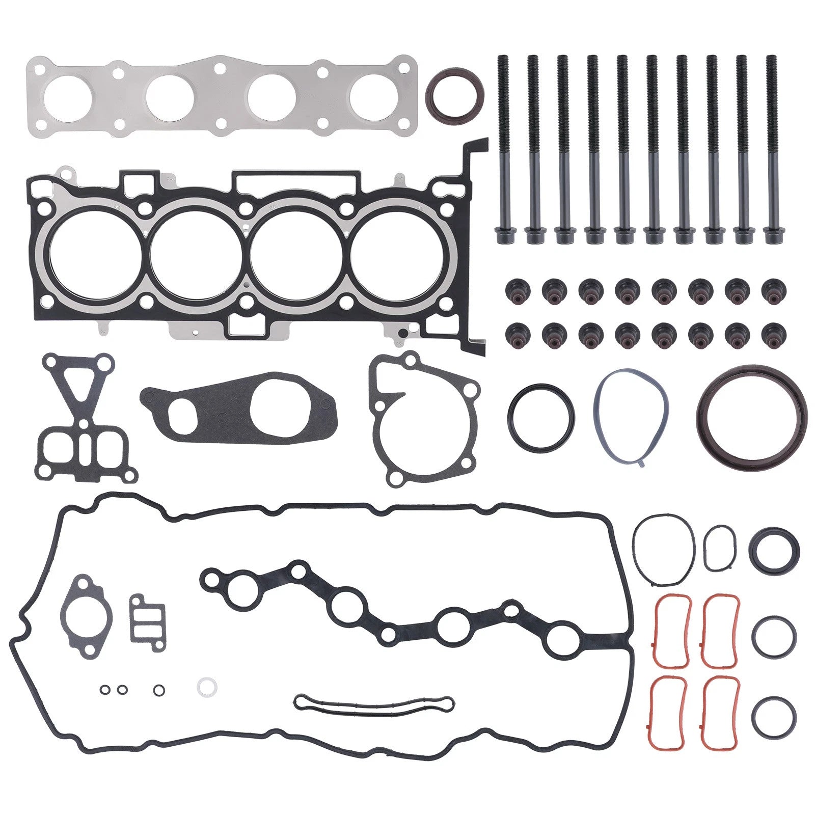 G4KH Engine Overhaul Gasket Kit w/ Head Bolts for Hyundai Kia 2.0T (2012–2020)
