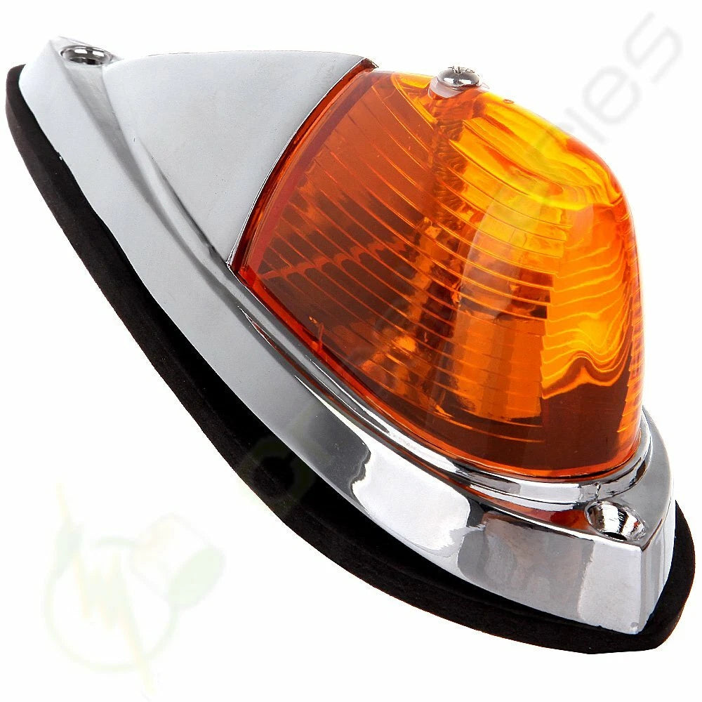 5 Amber Cab Marker Lights + Wiring Kit for Dodge Ram (1972–1993)