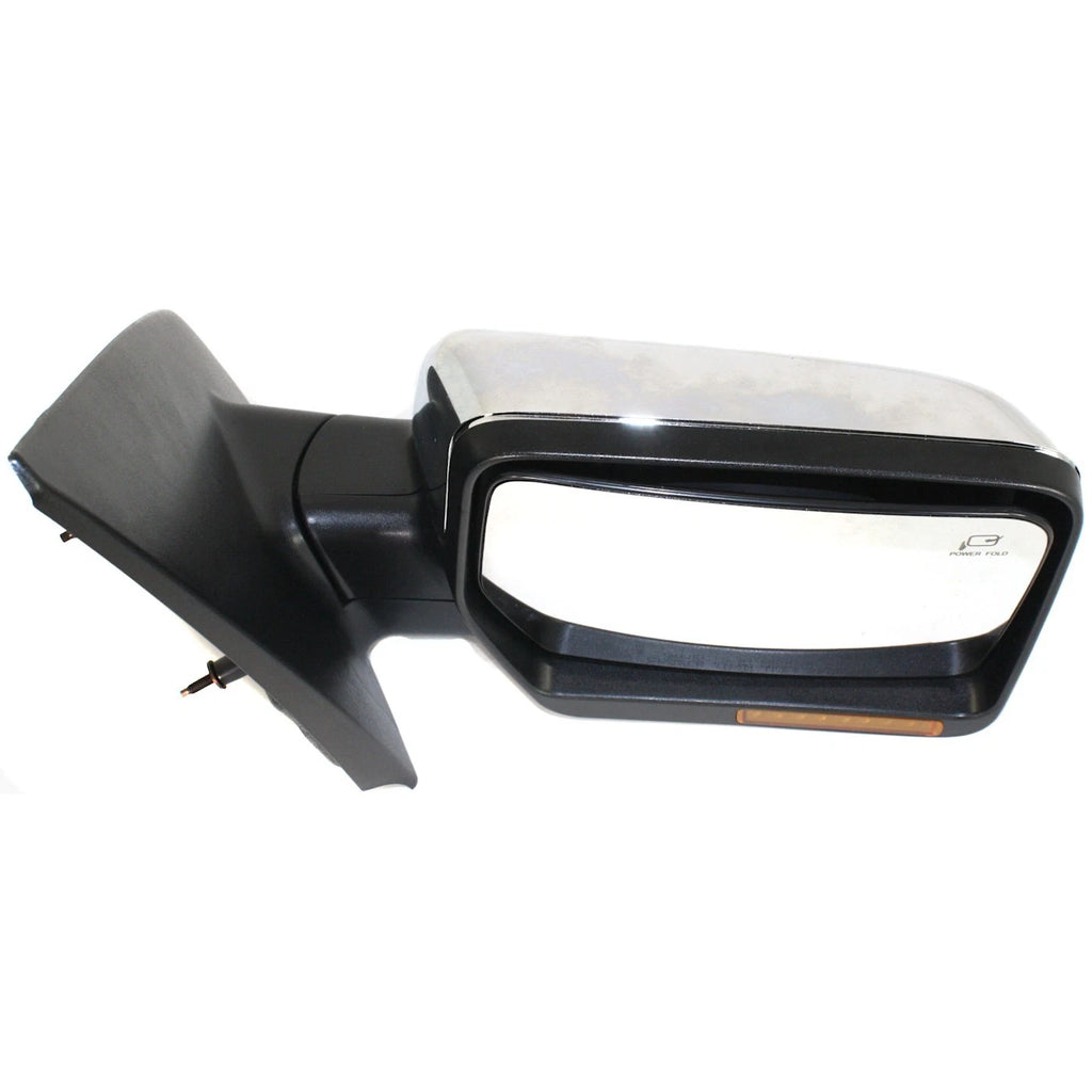 Power Mirror Set of 2 for Ford F-150 (2007–2008) Power Folding Heated Chrome