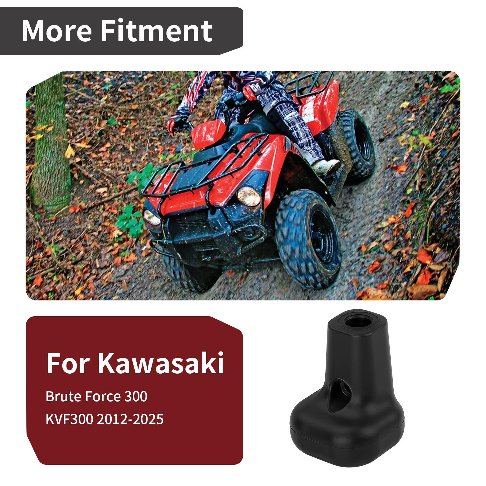 Shift Lever Knob for Kawasaki Brute Force 300 KVF300 (2012–2025)
