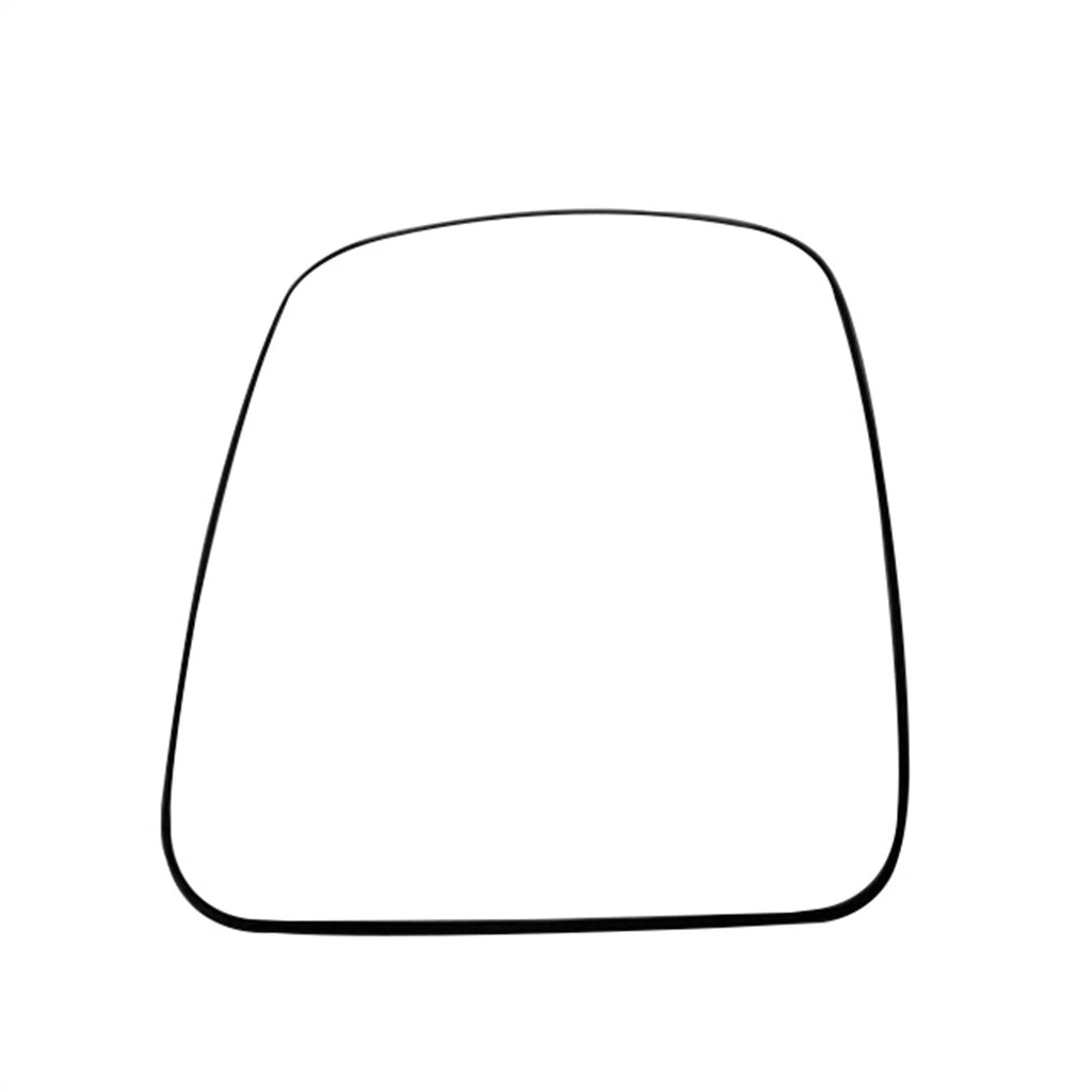 Flat Mirror Glass for Chevrolet Express/Savana (2003–2007) W/ Adhesive Pads