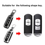 Zinc Alloy Key Fob Case Cover for Mazda3, CX-5, CX-30 (2014-2023)