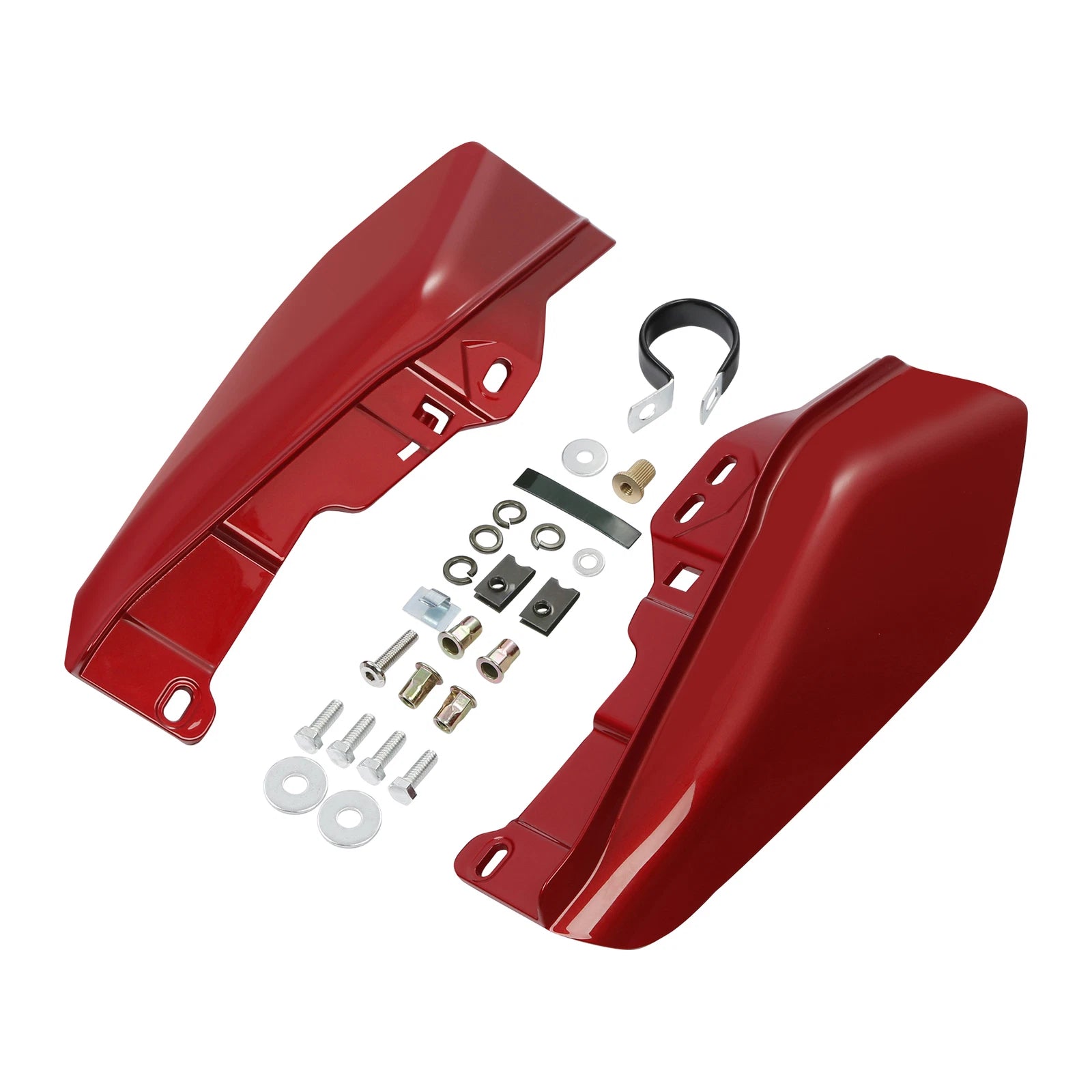 Mid Frame Deflectors for Harley Davidson Electra Glide (2009–2023) Wicked Red