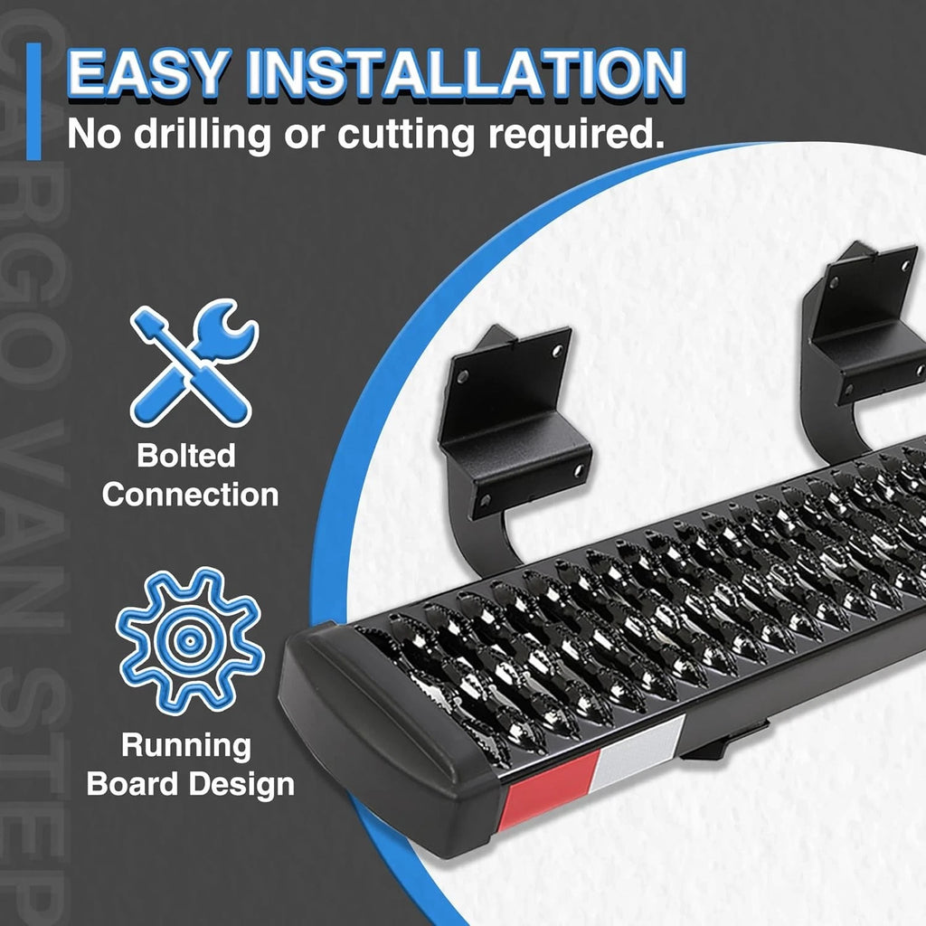 Running Board Steps for Ford Transit-150/250/350 (2015-2025)