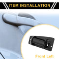Front Left Exterior Door Handle for Chevrolet Silverado 2500 (1999–2004) Black