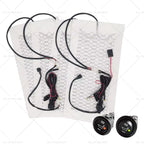 Heated Seat Heater Kit for Universal Cars 12V with Round Switch