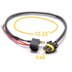 9006 to H4 Headlight Retrofit Adapter Wires for Conversion (2010-2020)