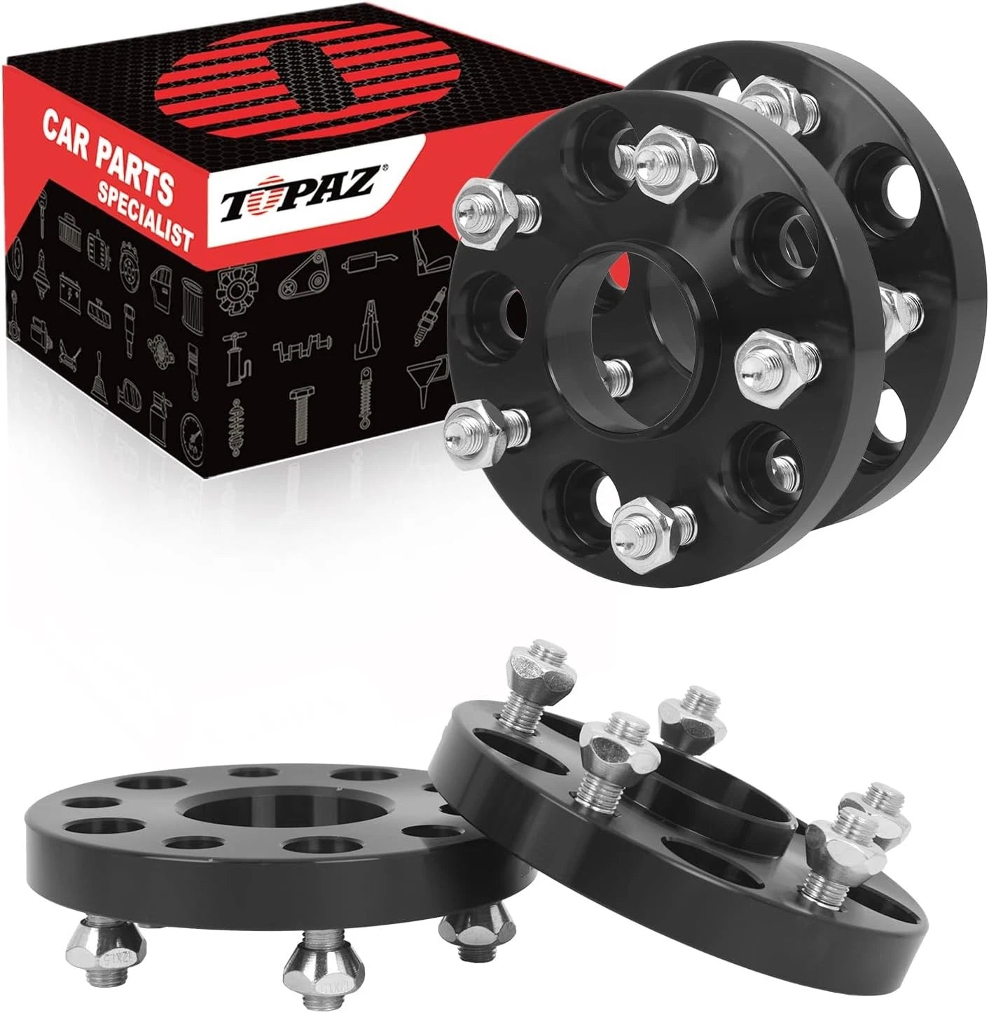 Set of 4 Wheel Spacers for Toyota Camry Lexus ES300 (20mm, Hubcentric)