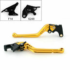 Long Brake Clutch Levers for Suzuki GSXR600 GSX-R1000 TL1000S GSR SFV 650 (2000–2023)