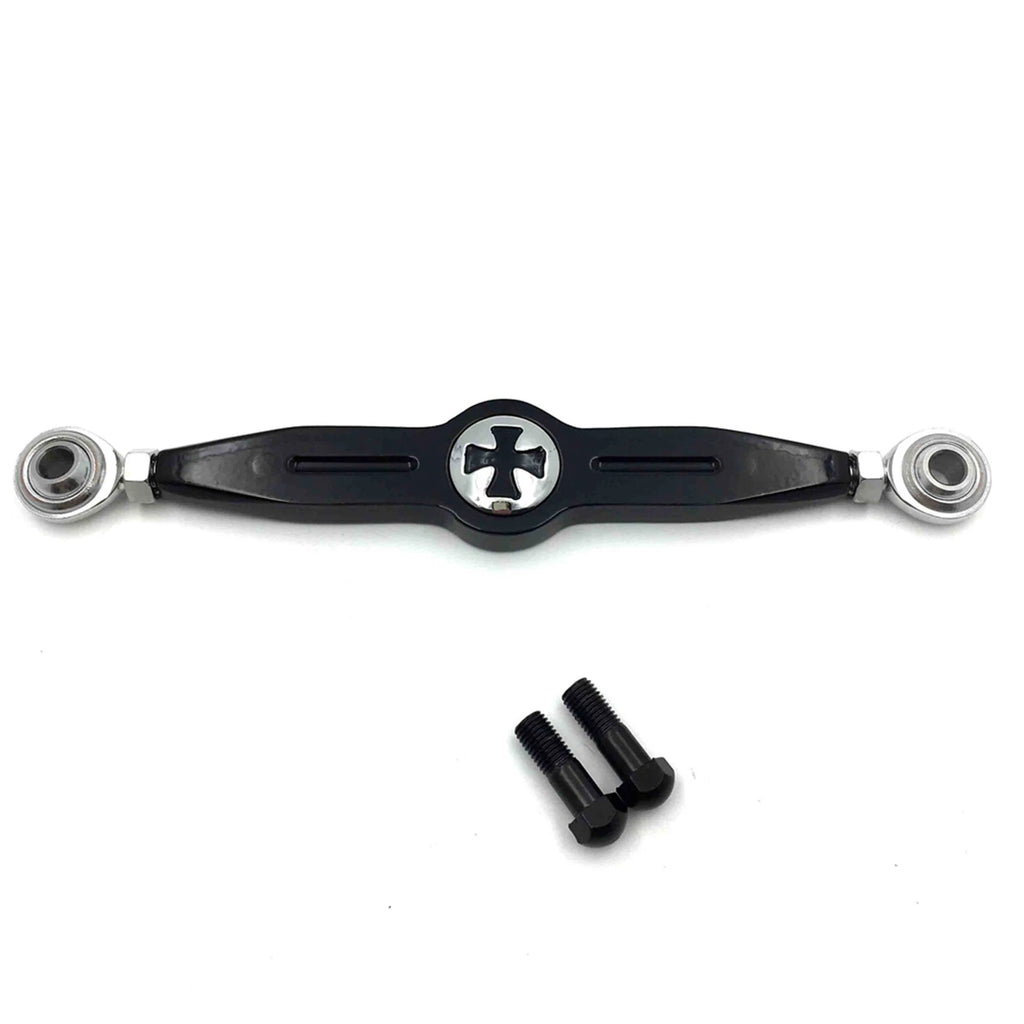 Black Chrome Maltese Cross Gear Shift Linkage for Harley XL Sportster (2004–2017)