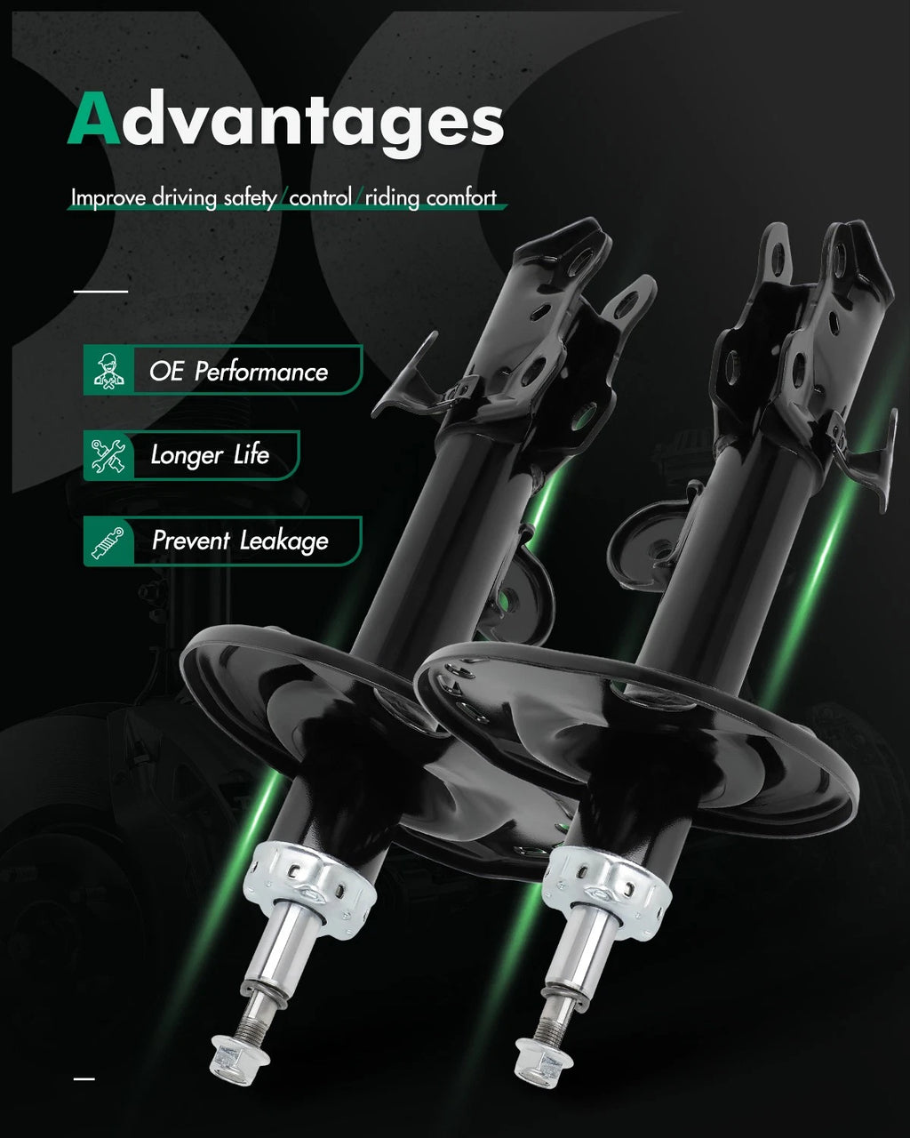 Front Gas Shocks Absorber for Toyota RAV4 (2013–2018)