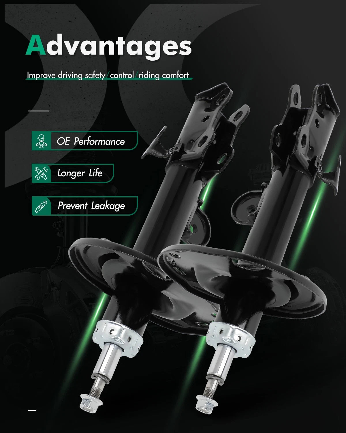 Front Gas Shocks Absorber for Toyota RAV4 (2013–2018)