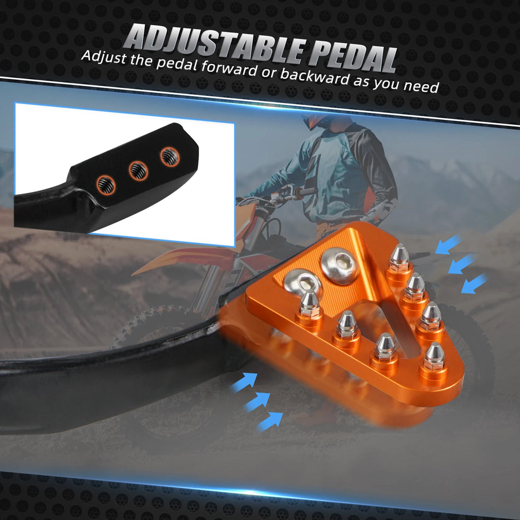 Forged Brake Foot Pedal Lever for KTM 125 250 350 450 XC XCF SX SXF EXC F (2017–2025)