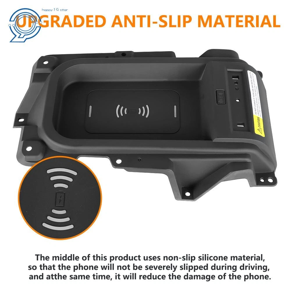 Center Console Wireless Charger Tray for Toyota Tundra (2014–2021)