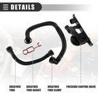 Engine Crankcase Vent Hose Kit for Volkswagen Rabbit (2006–2007) No. 06F129101P