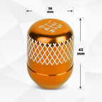 5-Speed Aluminum Shift Knob for Universal JDM Type-R (42mm) - Orange