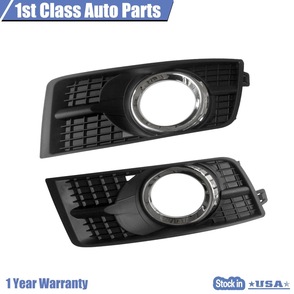 Set of 2 Fog Light Cover Bezel Trim Chrome for Cadillac SRX (2010–2016)